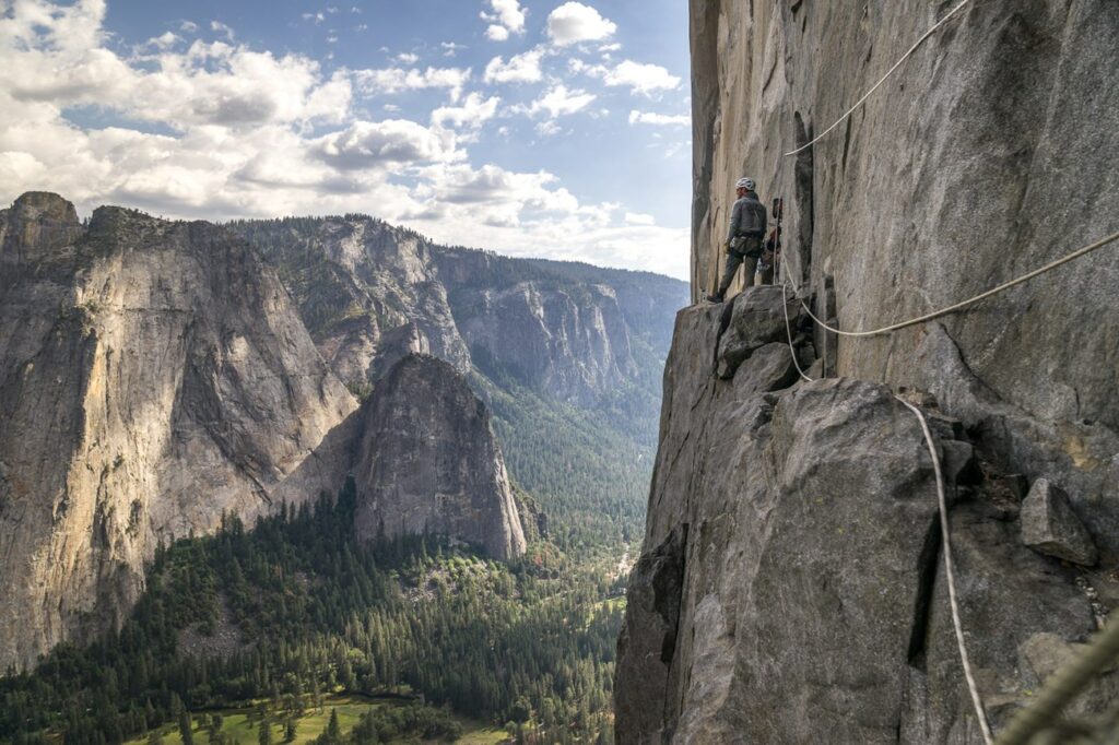 Rock Climbing at Yosemite National Park, California