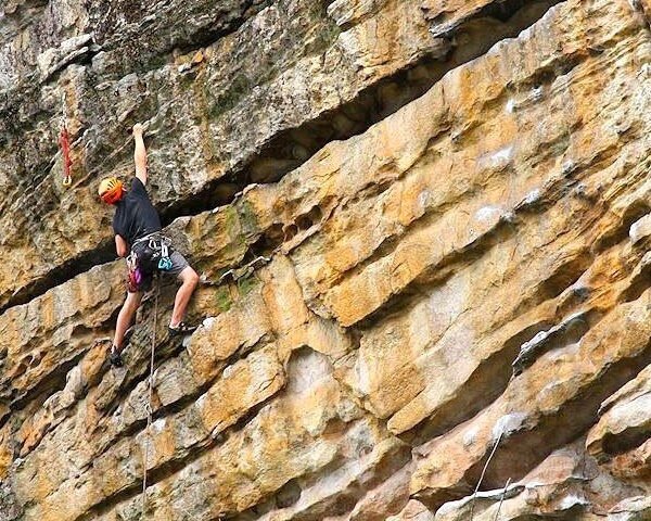 Rock Climbing at New River Gorge, West Virginia